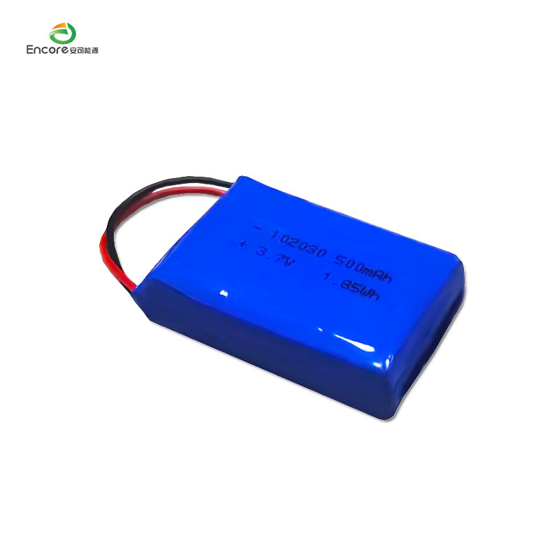 3.7v 500mah 1.85wh lipo bateria