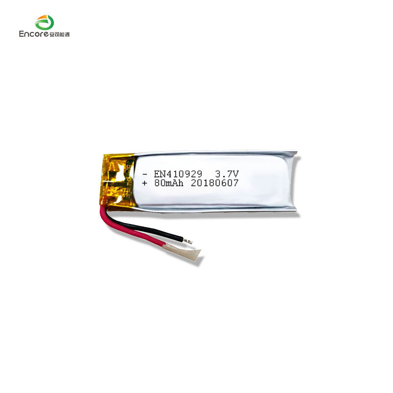 3 7v 80mah Bluetooth aurikularretarako bateria txikiak