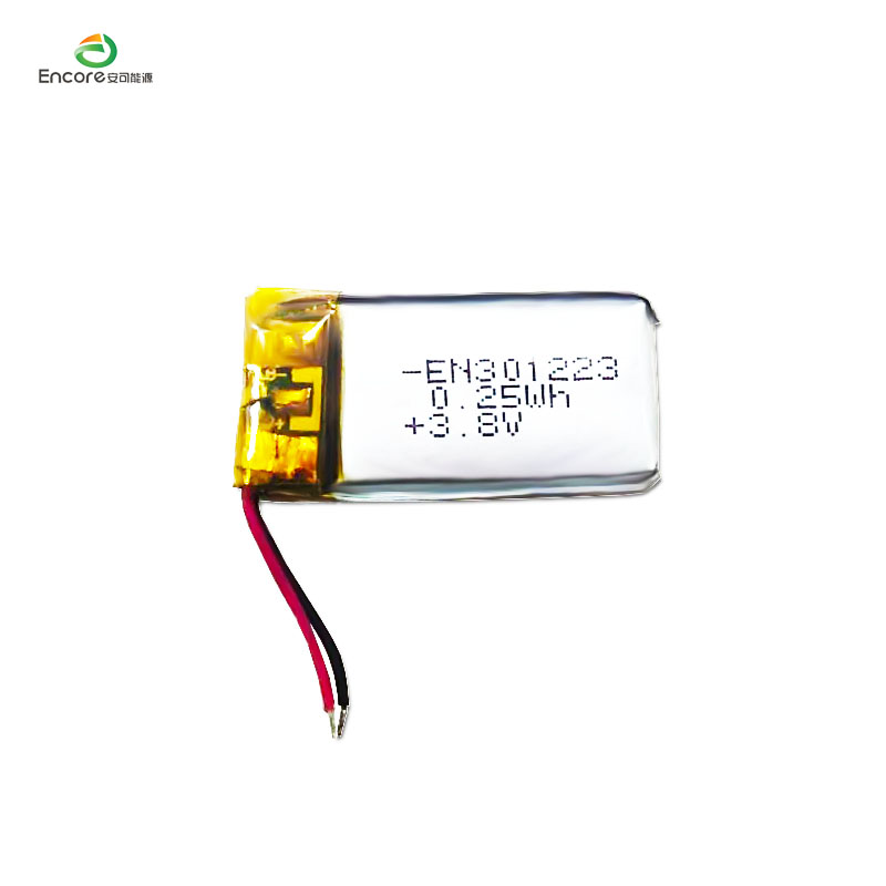 301223 0.25wh lipo bateria